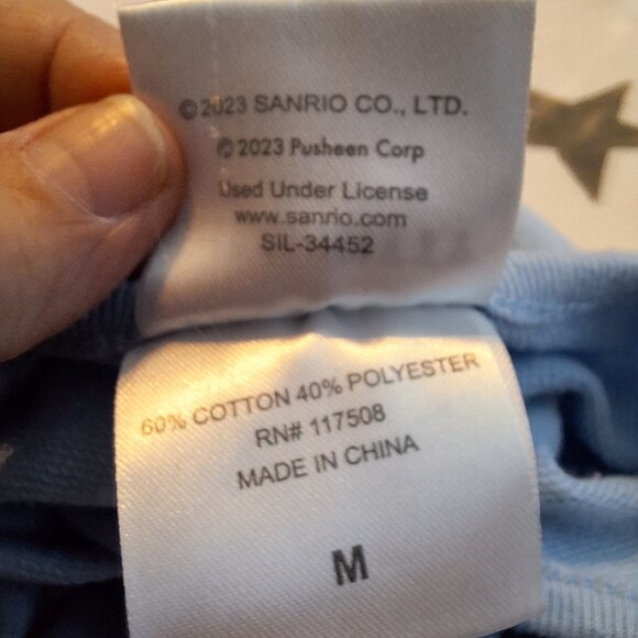 Hello Kitty x Pusheen Women's Sleeveless Wide Strap Cropped Tank Top Size M - Picture 8 of 8